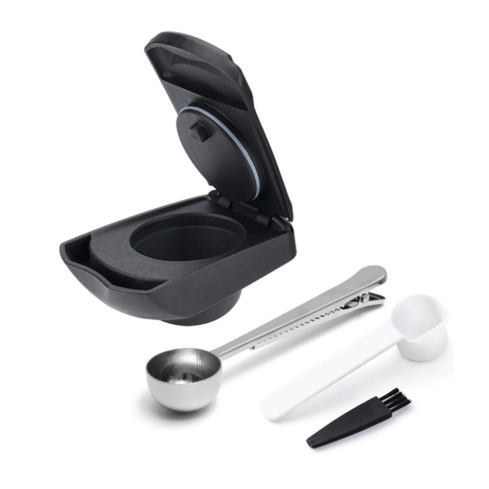 Reusable Refillable Coffee Adapter Powder Dish Cup Compatible with Dolce Gusto Lumio EDG325 Coffee Machine Drawer Holder