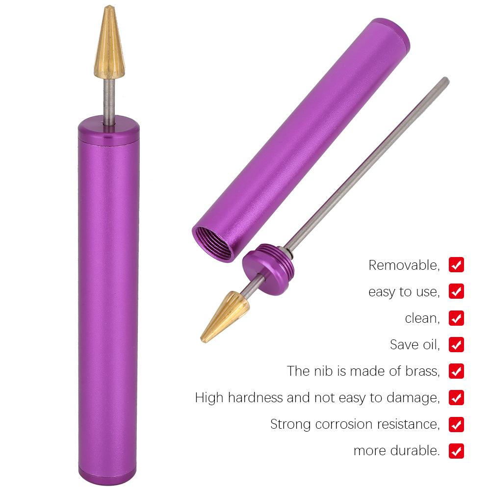 Edge Dyeing Pen Leather Craft Handheld Tool for Printing Oiling Roller Applicator