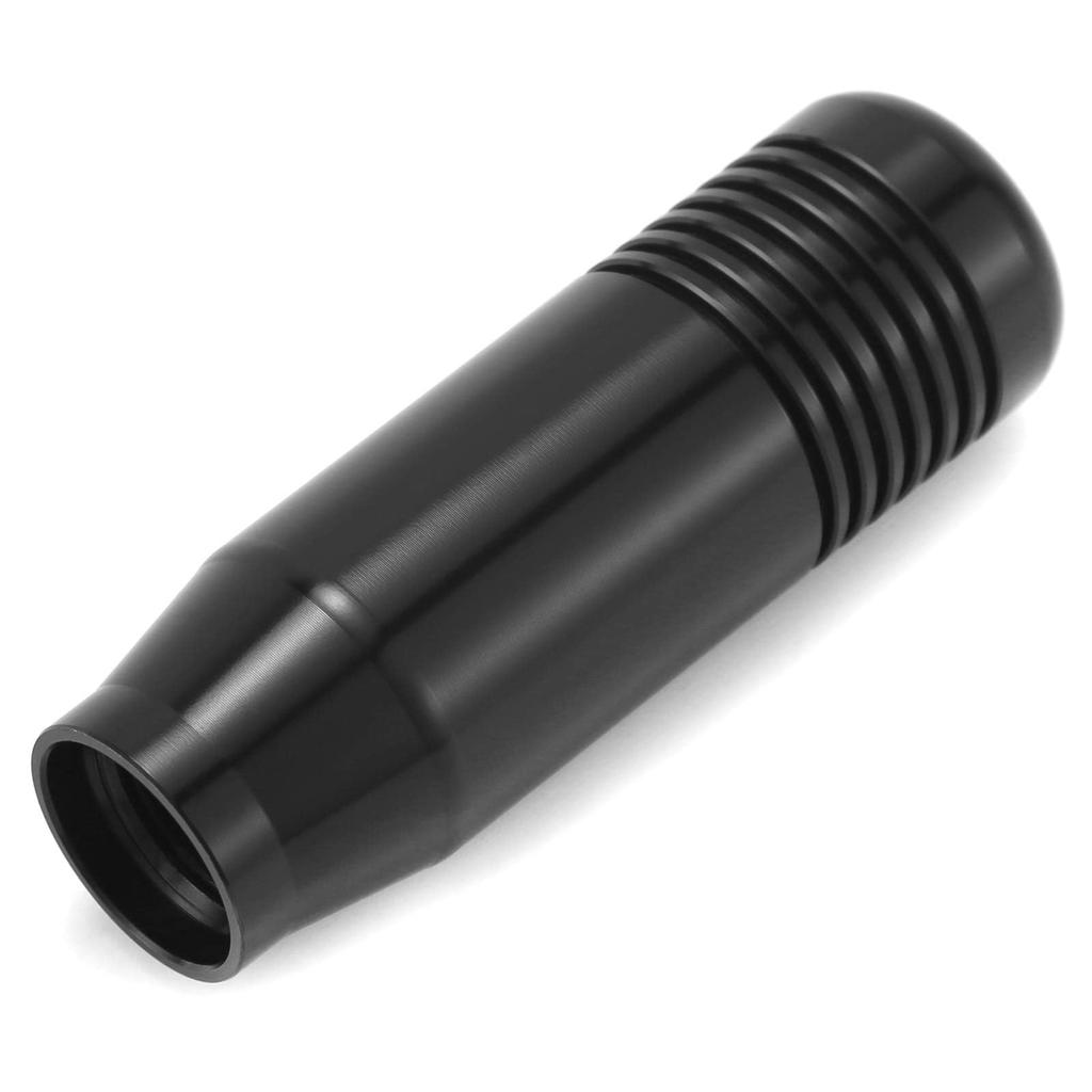 Lunsom 85mm Car Shift Knob Metal Short Shift Knob Aluminum Alloy for Auto and Manual Car (Black)