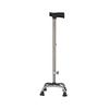Adjustable Anti-Slip Four-Legged Walking Cane for Seniors - Lightweight Aluminum Alloy and Stainless Steel