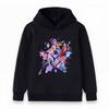 Kids Girls Boys Hoodie Cartoon 3 Action Characters Print Casual Long Sleeve Pullover Sweatshirt for Children