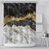 Creative Digital Printing Shower Curtain Waterproof Polyester Bathroom Curtain Home Decor Shower Set Curtains With Hooks