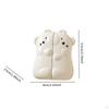 Small Electric Hand Warmer 3 Temperature Settings Adjustable Bear Shaped Portable Pocket