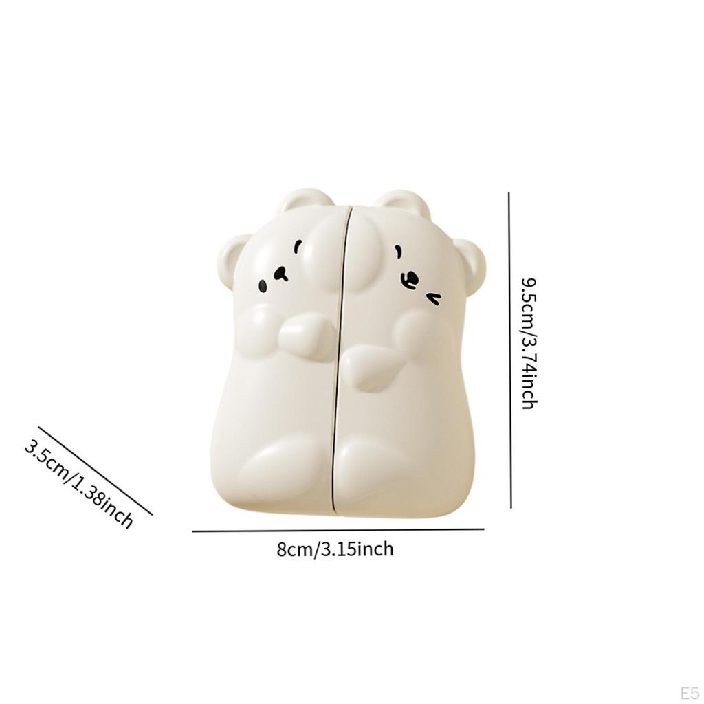 Small Electric Hand Warmer 3 Temperature Settings Adjustable Bear Shaped Portable Pocket