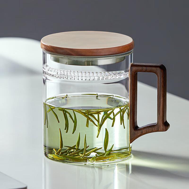 Mingguang High Borosilicate Glass Tea Infuser Cup