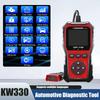KW330 OBDII EOBD Car Diagnostic Scanner Clear Engine Fault Codes Multi-Language OBD 2 Code Reader For 1996+ OBD2 Vehicle
