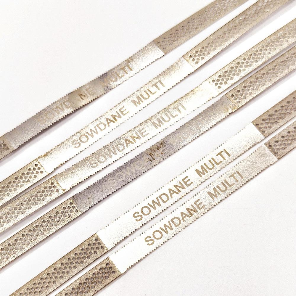 5 pcs or 10 pcs Dental 4mm Metal Polishing Stick Polish Strip with Single Side of Diamond Sanding Surface with hole and saw tooth