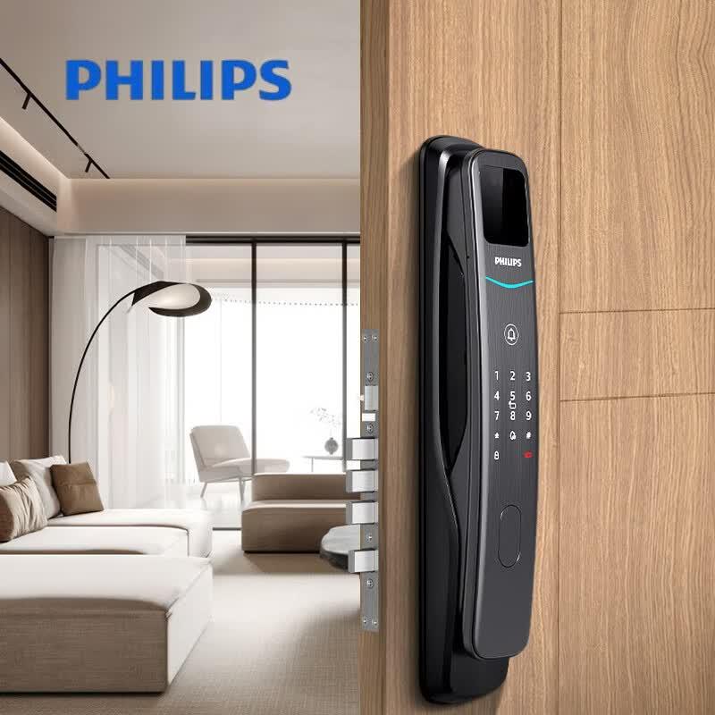 Philips 702F Маленький Синий Щит Умный Замок для Двери с Распознаванием Лица