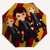 1PC Harry Potter Hermione Granger Umbrella-8-Rib Reinforced, Automatic Open, Lightweight & Durable, Cute Fashion Accessory for Outdoor, D2631