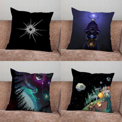 O-Outer Wilds Game Pillow Case For Home Bedroom Car Office Decoration Living Room Sofa Cushion Cover Suitable
