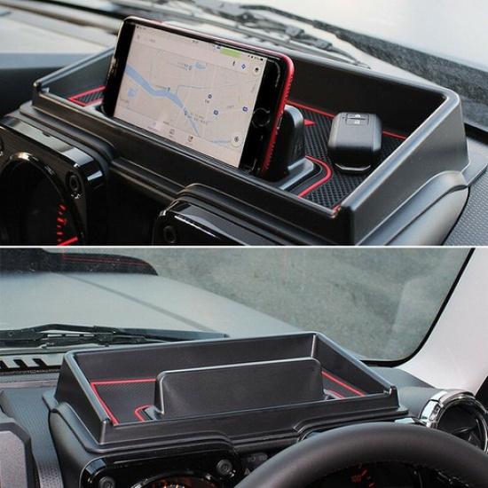 ABS Black Car Front Dashboard storage box for Suzuki Jimny