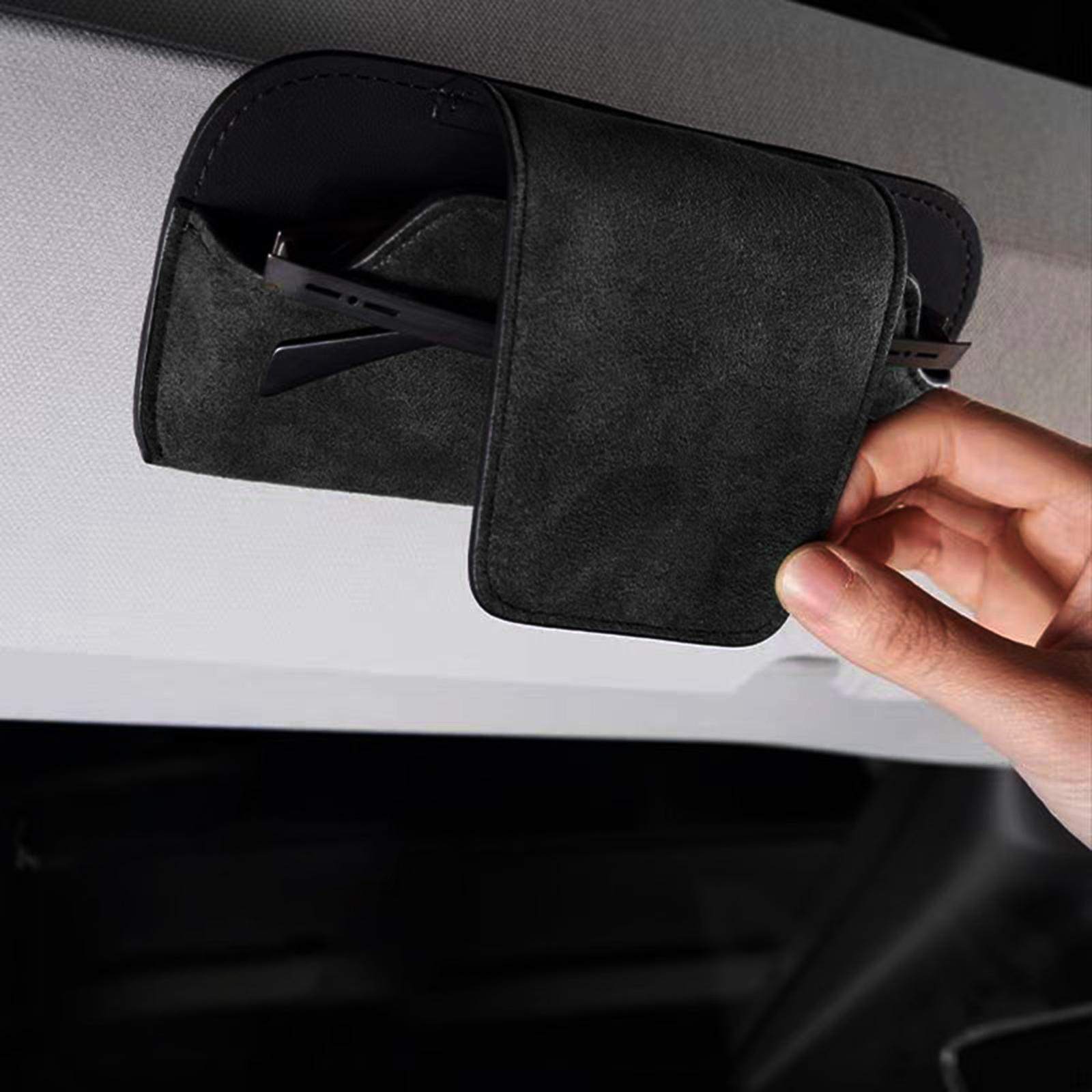 

Sunglasses Holder for Car Sun Visor Glasses Vehicle SUV чорний