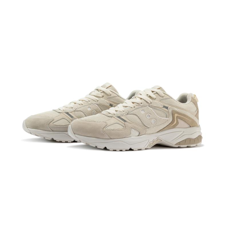 SAUCONY GSD 90S Anti Slip Wear Resistant Low Top Casual Shoes Unisex Beige Brown Saucony S79034-1