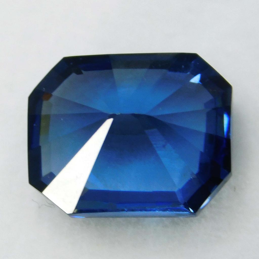 Blue Flawless Sapphire Emerald Cut Natural 10.40 Ct Loose Gemstone CERTIFIED