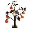 1Pcs 60cm Halloween LED Table Tree Light Black Spooky Tree Lamp Pumpkin Eyeball Ornament for Indoor Party Bedroom Tabletop Decor