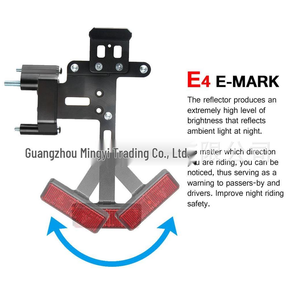 BMW R NINE T Rechtsseitiger Ratschen-Kennzeichenhalter - Aluminiumlegierung Einarm-Kletterer Modifikation