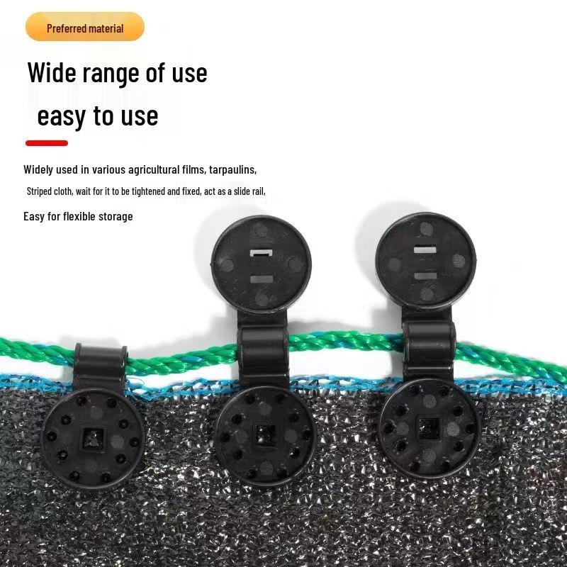 Buckle-Free Shade Net Clip: Sun & Bird Protection