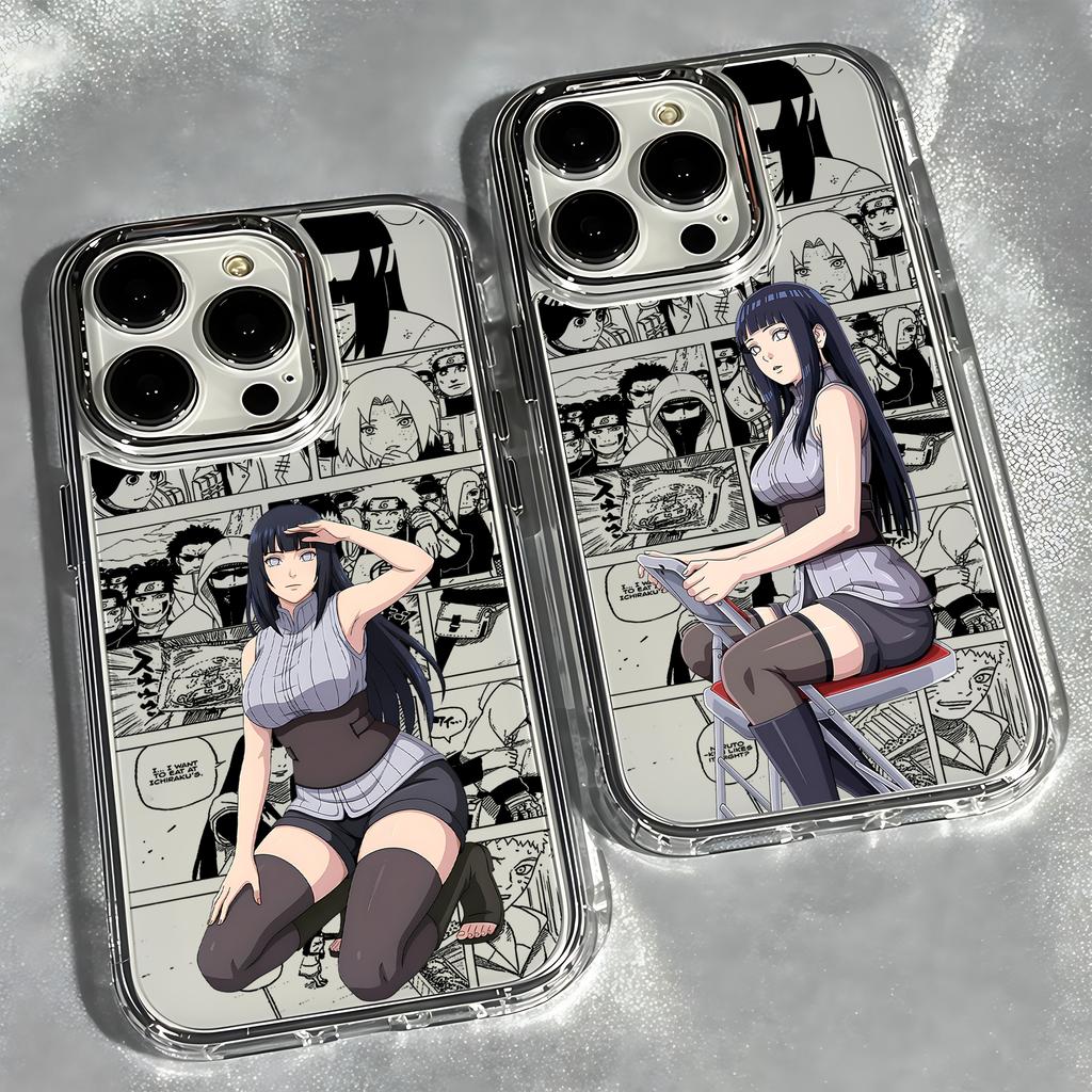 Anime Hyūgas Hinatas Phone Case for Samsung Galaxy S26 S25 S24 S23 S22 S21 S20 Note20 FE Ultra Edge Plus 4G 5G Clear
