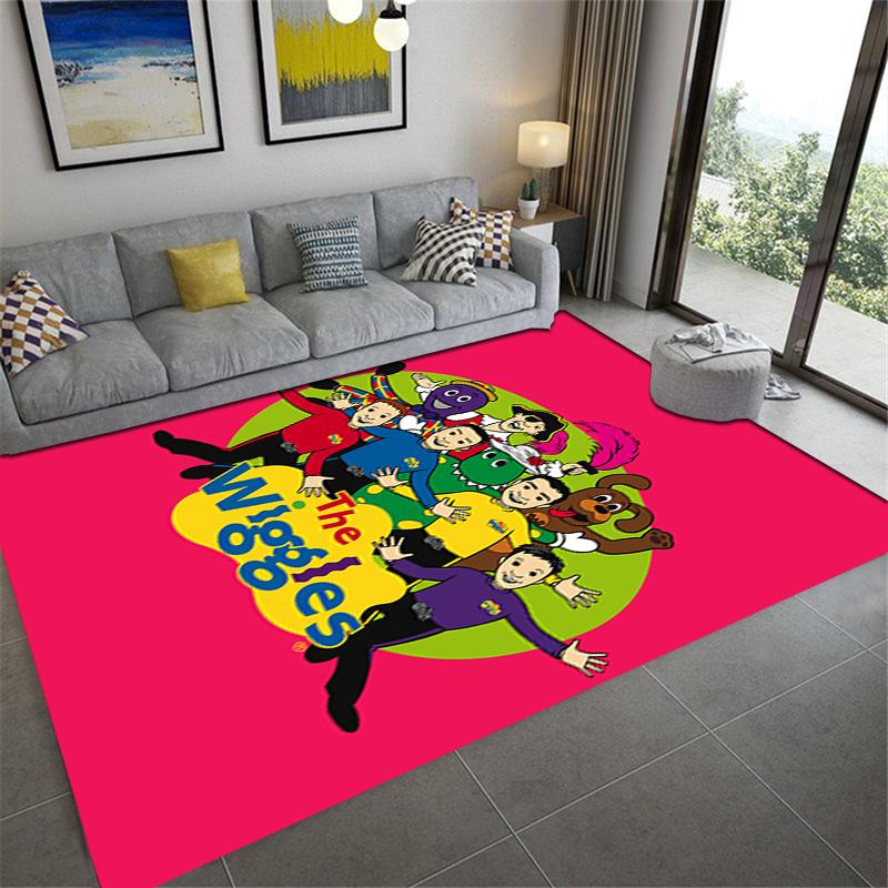2025 Nuovo Tappeto The Wiggles per Soggiorno Camera da Letto Casa Decorazione Divano, Tappetino Antiscivolo per Giochi Bambini217