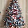 1pc 3D Printing Christmas Theme Stockings Santa Claus Snowman Bear Penguin Stockings Christmas Hangable Stocking Decorations