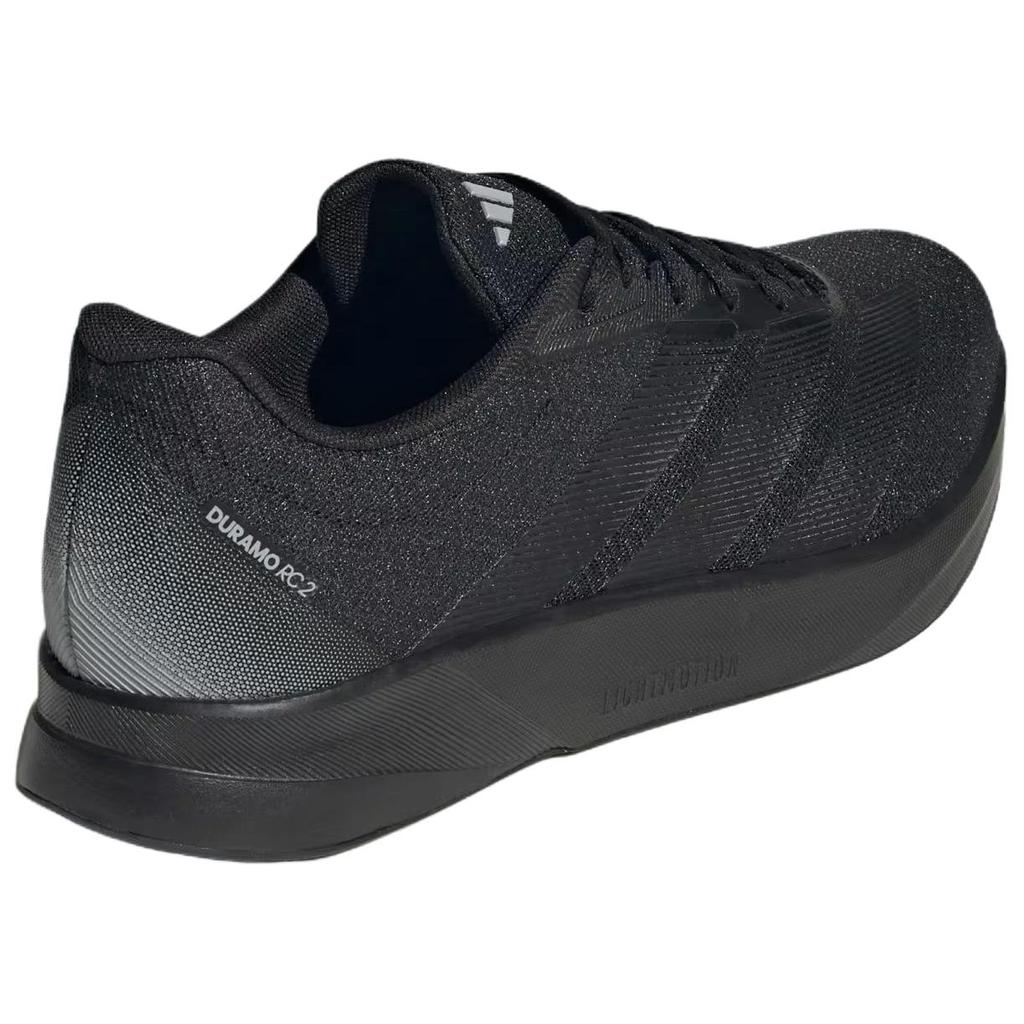 Adidas Duramo RC2 Abrasion Resistant Low top Running Shoes Men's Black Sneakers JR7151