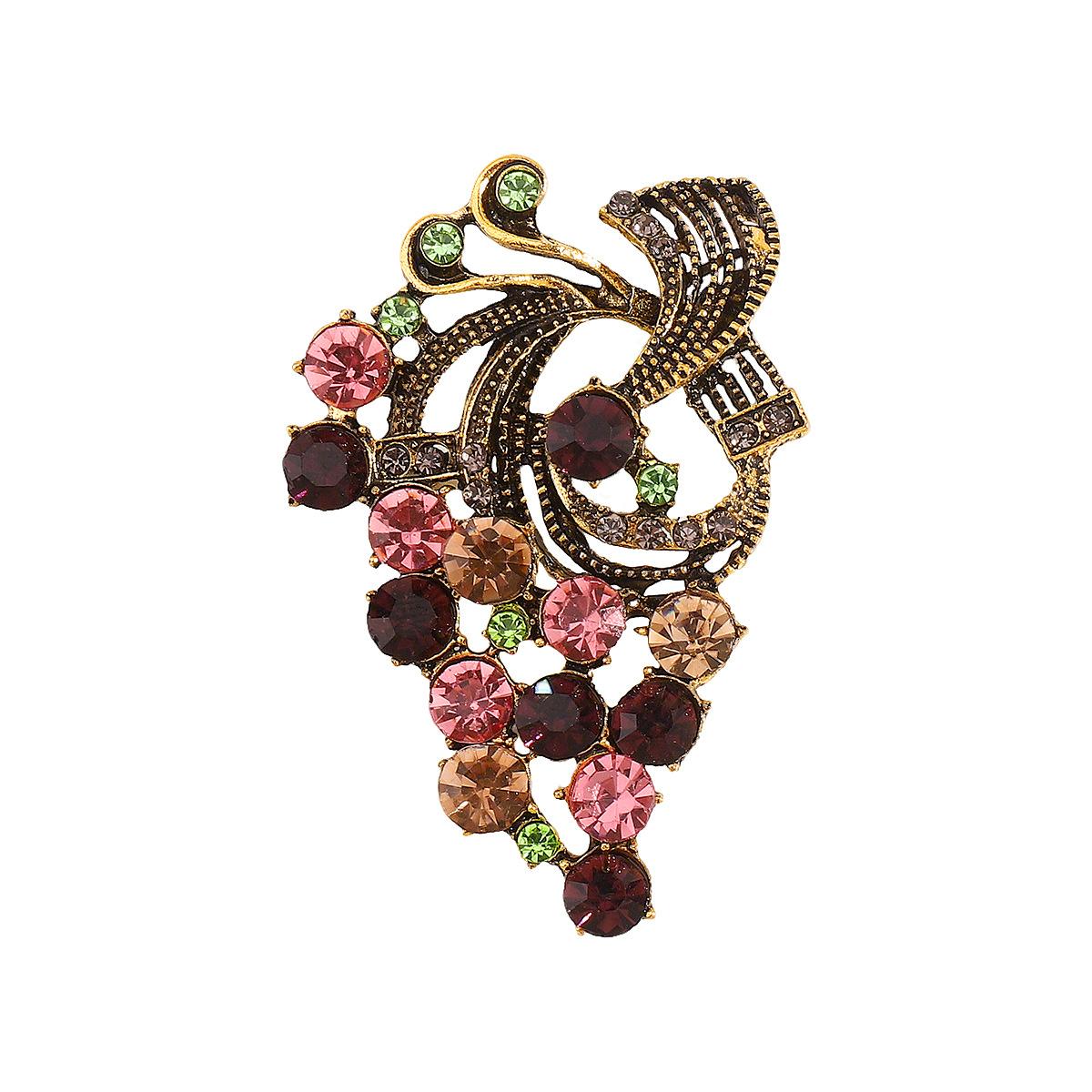 

Брошь High End с инкрустацией бриллиантами, женская, высокого класса, цветок на груди, многофункциональные аксессуары для одежды One Size