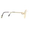 Cartier Glasses Trinity Bordeaux Gold Mens Used