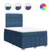 VidaXL Bed Slat Base with Blue Mattress 120x190 Cm Fabric 3293913