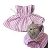 Soft Collar For Cats Polyester Soft Recovery Elizabethan Collar Drawstring Design Comfortable Protective Collar Adjustable Pet