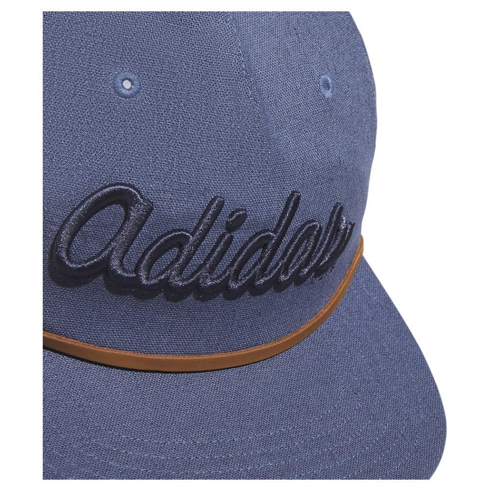 Adidas Golf Linen Golf Ink Men's 5-Panel Cap, Pre-Rubbed