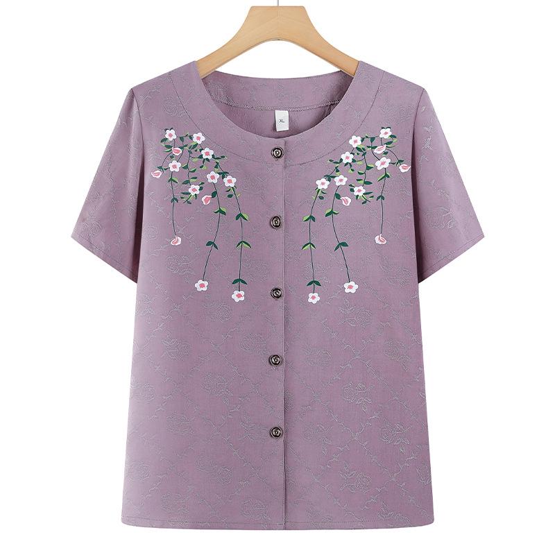 

Mom s 2026 Summer Cotton Linen Suit: Chic Two-Piece Cardigan Set for Stylish Middle-Aged & Elderly Women XL (70-105 lbs recommended)
