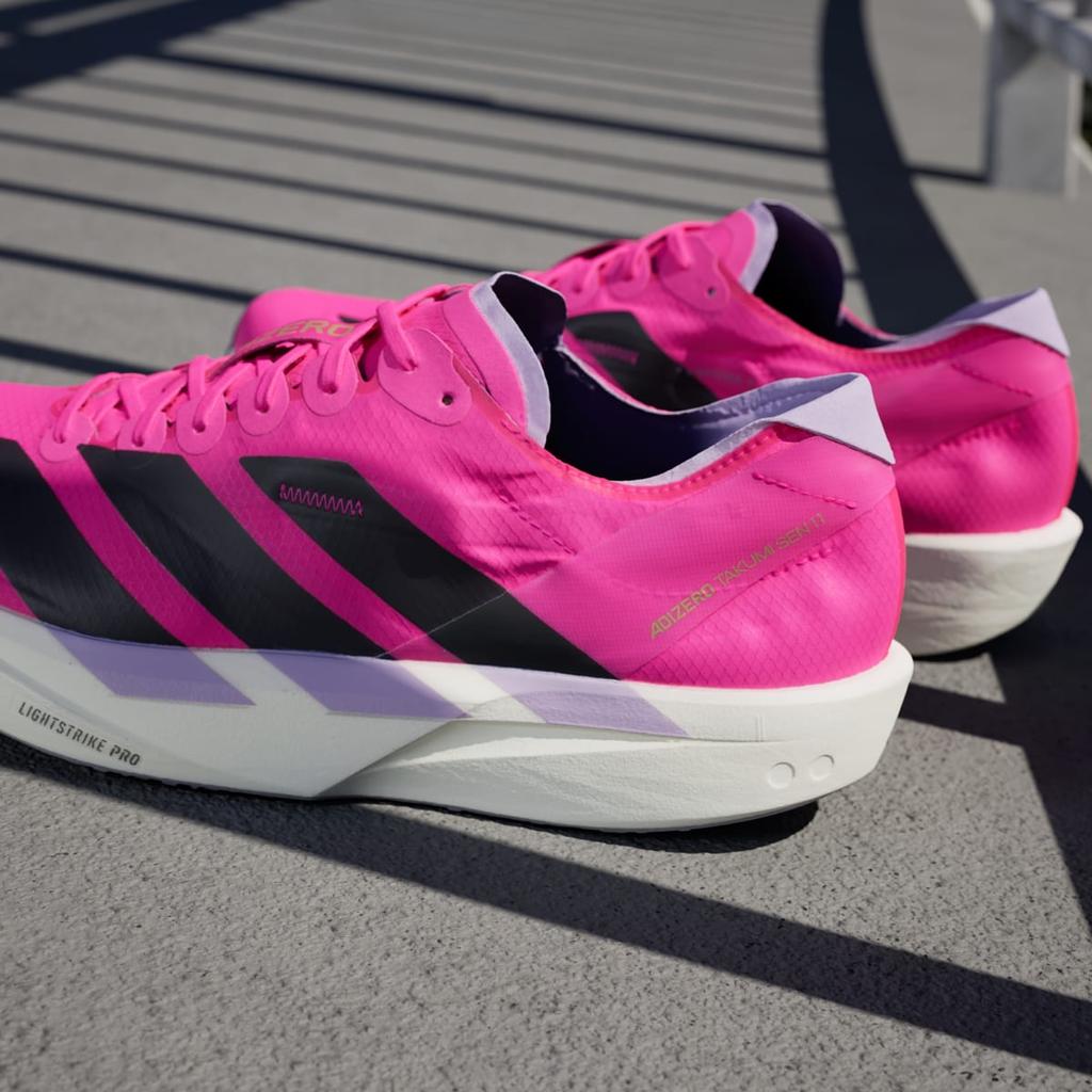 adidas Adizero Takumi Sen 11 JQ2812 Unisex Performance Sports Shoes Shock Pink / Aurora Black / Powder Plum