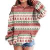 Genç Kızlar İçin Sweatshirtler Kapüşonlu Uzun Kollu İpli Kazak Sevimli Oversize Kapüşonlu Noel Günü