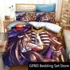 3D Print Anime Overlord Bedding Set Double Twin King Duvet Cover Comforter Pillowcase Boys Girls Adults Bedroom