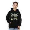 Star Wars The Mandalorian Childrens/Kids Where He Goes Badges Grogu Heather Hoodie