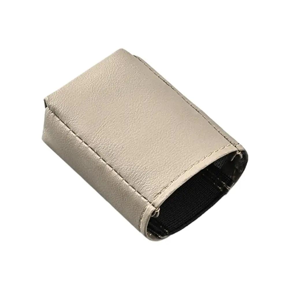 One Car Seat Belt Socket Protective Cover Decorative Leather Cover Protective Protective Leather Decorative Cover I5O3