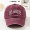 Youngsterss LOS ANGELES VINTAGE MADE Letter Print Vintage Baseball Cap Fashion Soft Top Adjustable Snapback for Boys and Girls