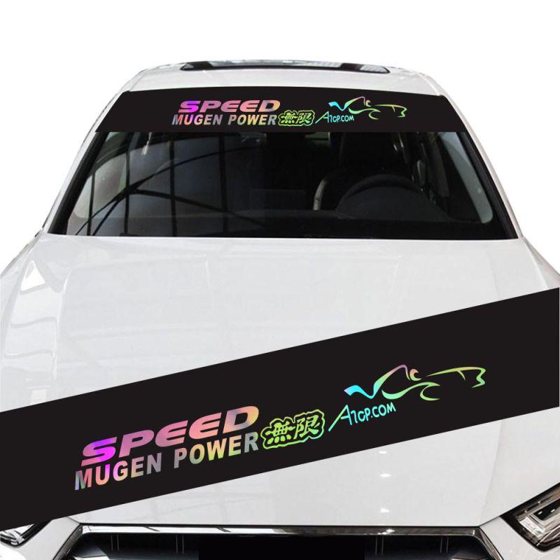 Fargerike reflekterende dekorasjonsdekorer Bilklistremerker Styling frontruteklistremerker