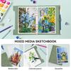 Lightwish Watercolor Cotton Watercolor 300g Fine Grain Watercolor for and 20 235 X 177mm Sketchbook, 100% Journal, Paper, Artists, Adults, Students,