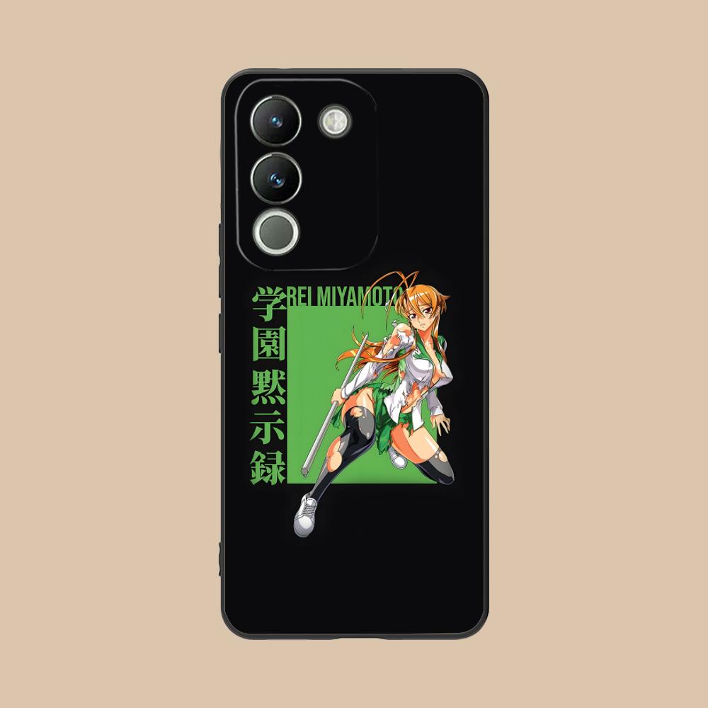 Highschool Rei Miyamoto Handyhülle für VIVO V60 V50 V40 V30 V29 V27 V25 V23 Pro Lite 5G Bunter Druck Cover Luxus Hübsch