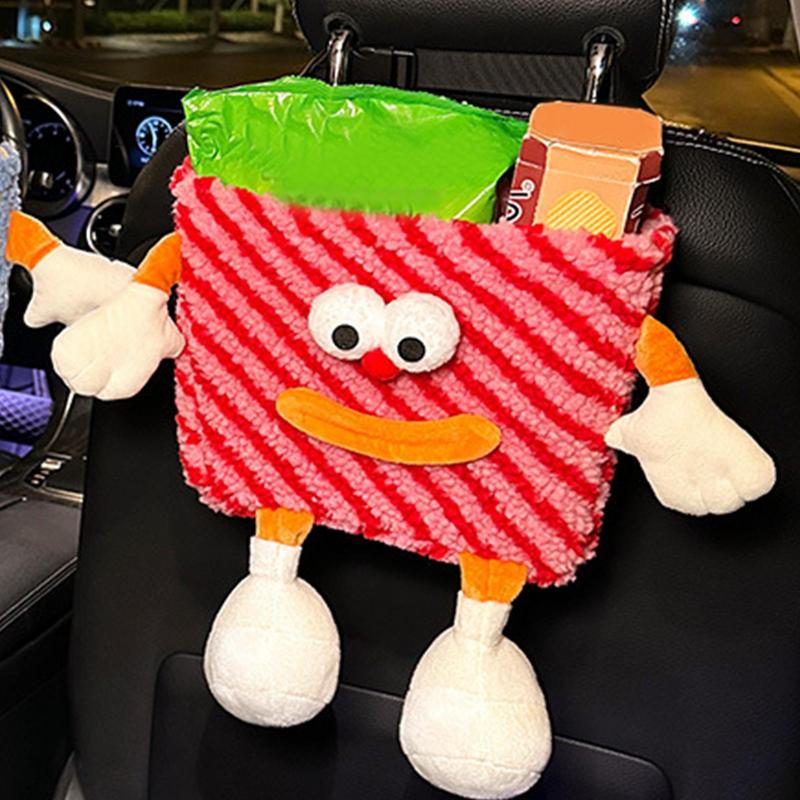 Trash Can For Car Cute Multipurpose Trash Bin For Car Car Organizers And Storage Garbage Container Car Interior Accessories For