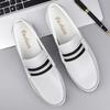 Man Shoes Leather White Shoes Men Summer Men'S Loafers Moccasin Fashion Loafer Flats Luxury Big Size 37-46 Male Casual Footwear