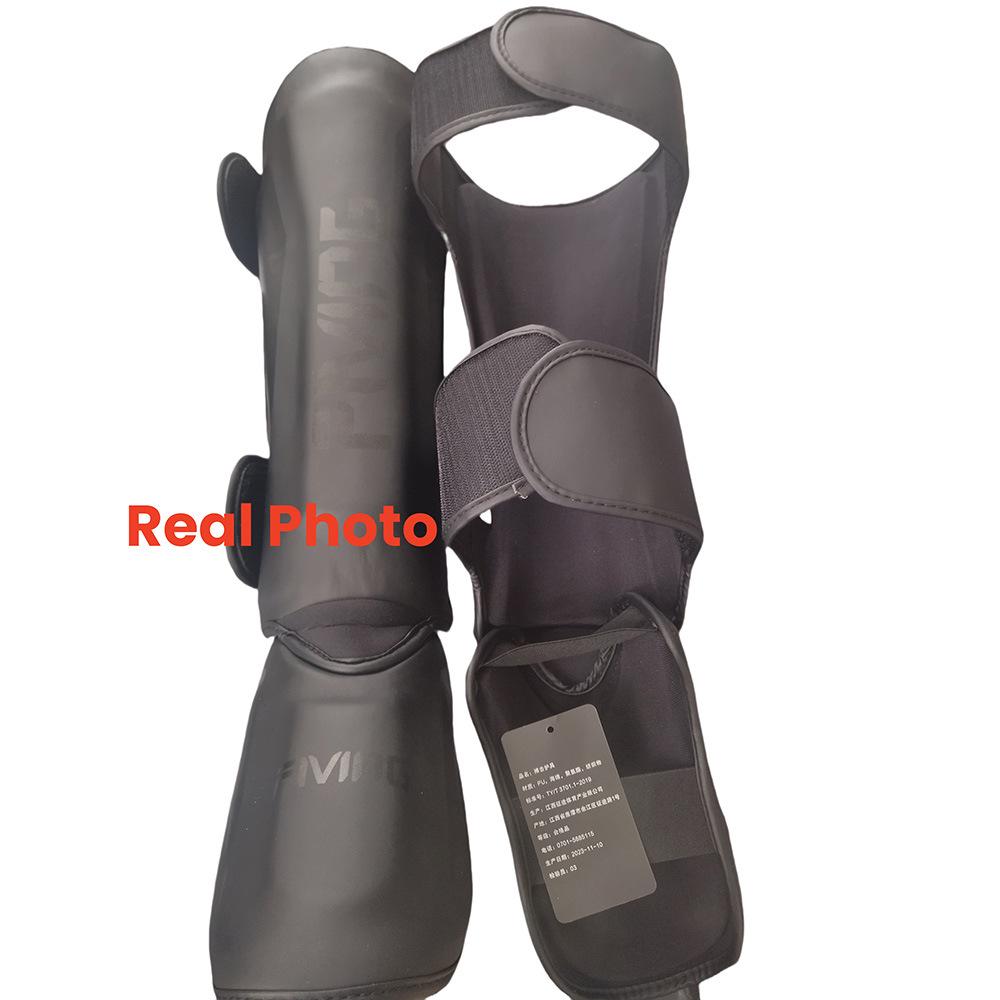 Youth & Adult MMA Taekwondo Muay Thai Shin, Calf & Foot Guards for Training