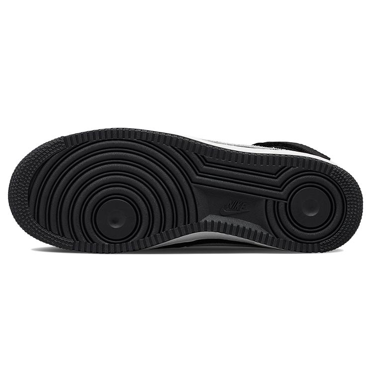 New Nike Air Force 1 High Retro Qs 'Black White' 743546-007