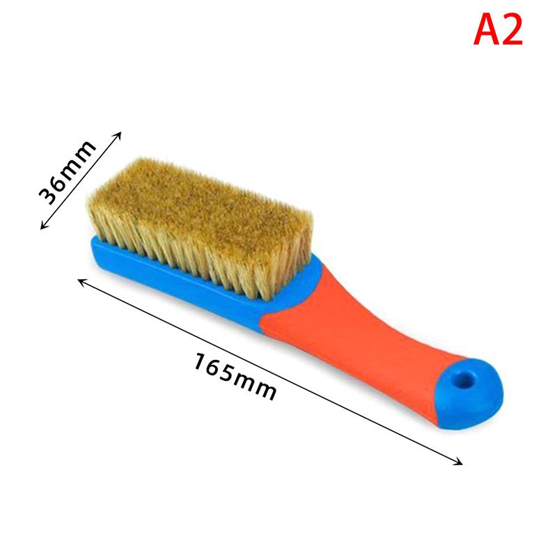 Wire Brush/Bristle Brush/Nano Silk Brush W Silicone Handle Grip For Rust Wielding Slag Dirt Paint Scrubbing With Deep Cleaning