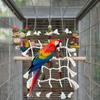Wooden Branch Reptile Weaving Climbing Net Natural Hanging Bird Climbing Frame Linen-cotton Chew-resistant