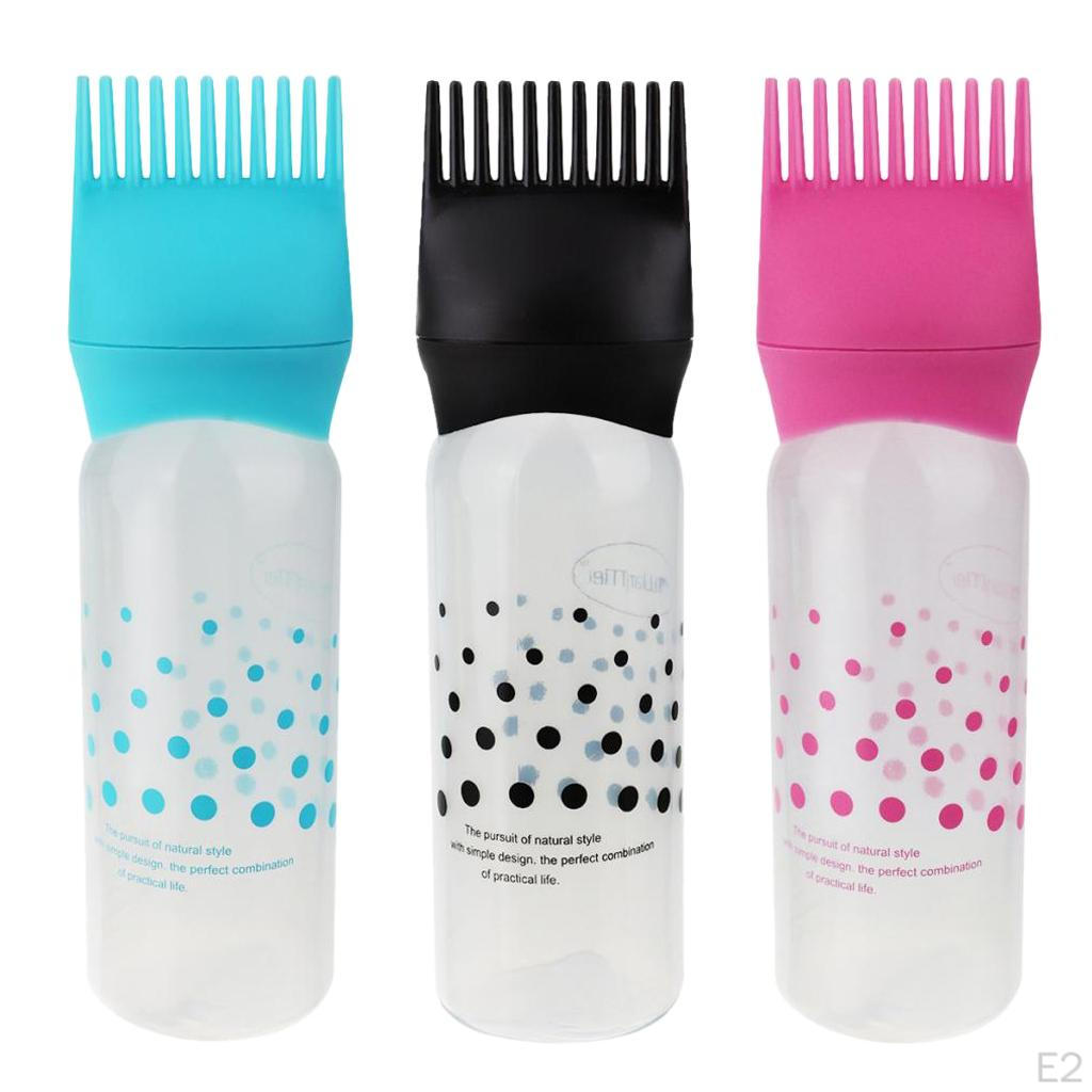 120ML Empty Hair Dye Dispensing Bottle Salon Dyeing Applicator