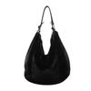 New Solid Plush Velvet Sweet Shoulder Bags Elegant Cute and High-end Tote Bags 2026  Versatile Crossbody Bag for Women