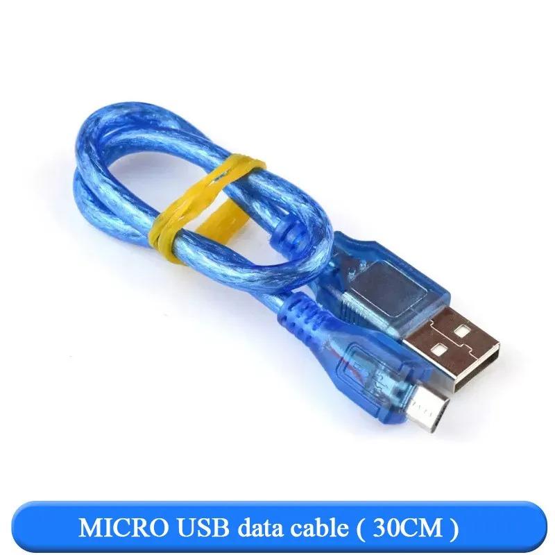 

30 см USB-кабель UNO R3 / Mega 2560 R3 / ADK USB-A на USB-B для Arduino MINI TYPE-C MICRO принтерный кабель 30CM MICOR
