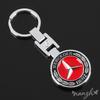 For Mercedes Benz W204 W205 W203 W213 W201 W210 Couples Prevent Losing Key Chain Double-sided Car Logo Keychain Metal Key Ring SI3